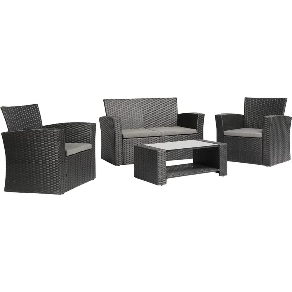 Charmain 4 - Person Outdoor Seating Group with Cushions